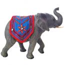 Elefant - Rüssel nach oben - zu 25-30cm hohen Krippenfiguren